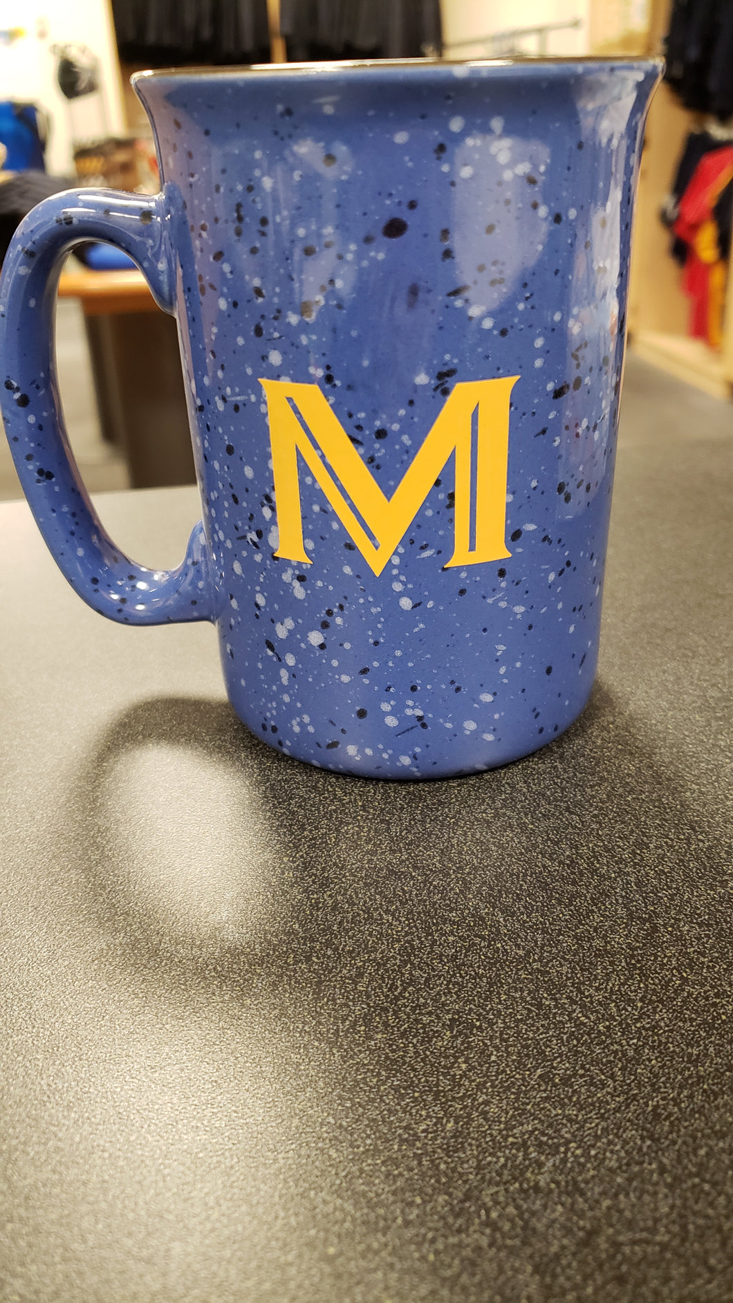 Blue M Mug